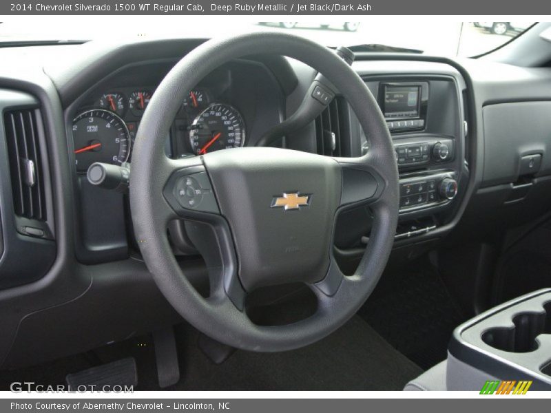 Deep Ruby Metallic / Jet Black/Dark Ash 2014 Chevrolet Silverado 1500 WT Regular Cab