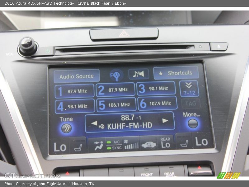 Crystal Black Pearl / Ebony 2016 Acura MDX SH-AWD Technology