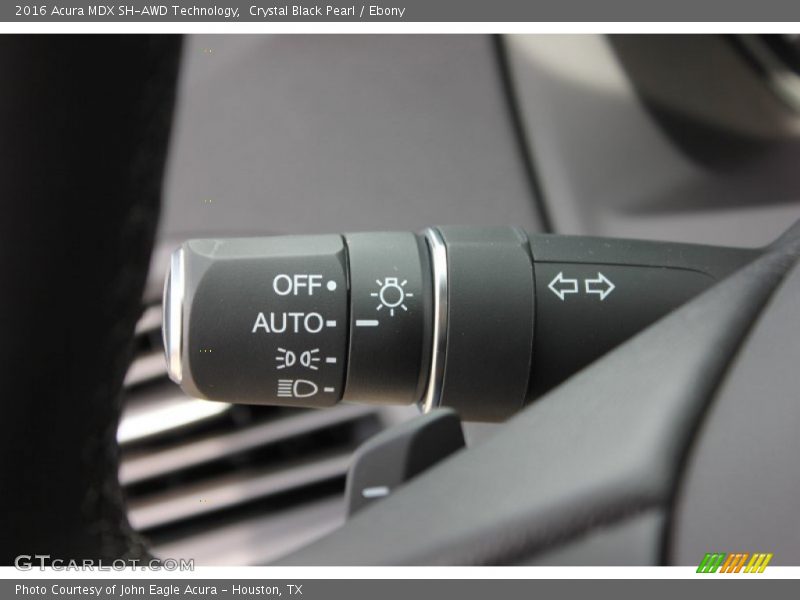 Crystal Black Pearl / Ebony 2016 Acura MDX SH-AWD Technology