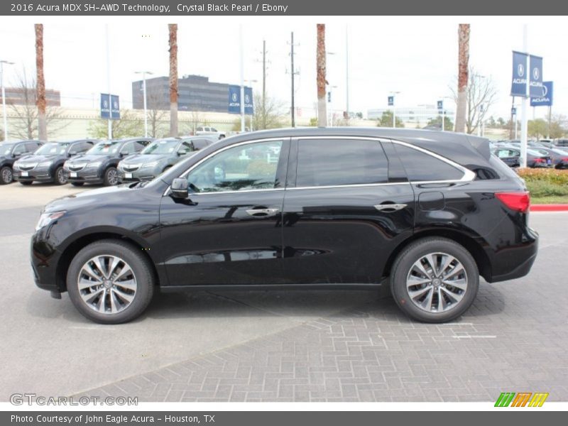 Crystal Black Pearl / Ebony 2016 Acura MDX SH-AWD Technology