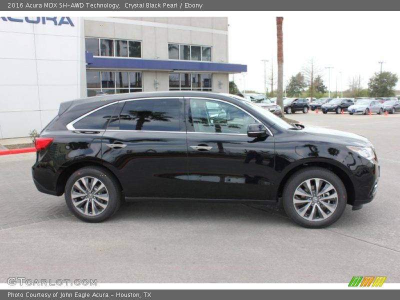 Crystal Black Pearl / Ebony 2016 Acura MDX SH-AWD Technology