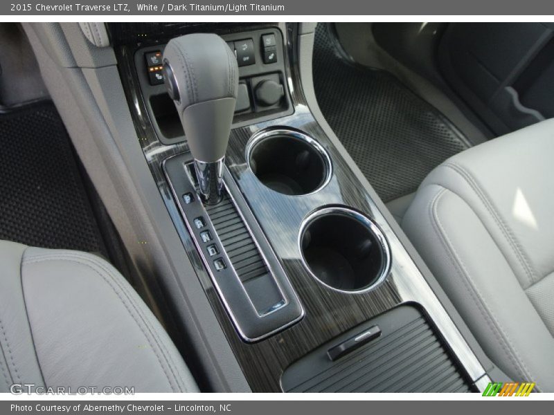 White / Dark Titanium/Light Titanium 2015 Chevrolet Traverse LTZ