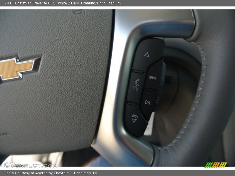 White / Dark Titanium/Light Titanium 2015 Chevrolet Traverse LTZ