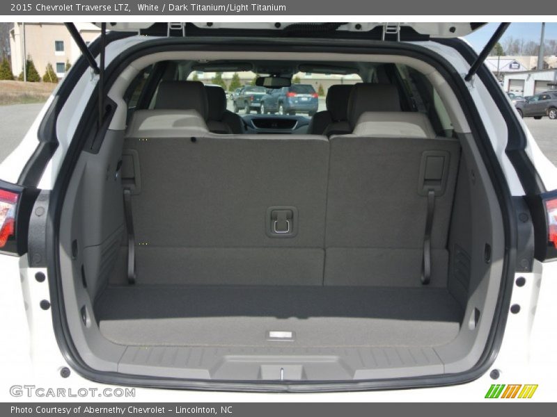 White / Dark Titanium/Light Titanium 2015 Chevrolet Traverse LTZ