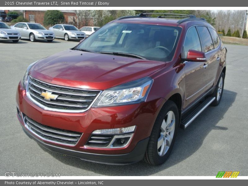 Siren Red Tintcoat / Ebony 2015 Chevrolet Traverse LTZ