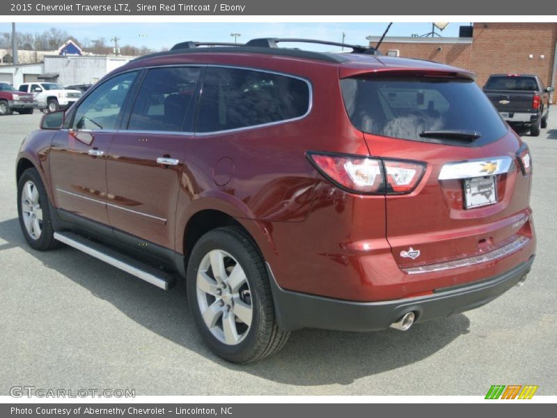 Siren Red Tintcoat / Ebony 2015 Chevrolet Traverse LTZ