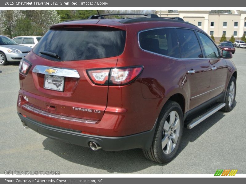 Siren Red Tintcoat / Ebony 2015 Chevrolet Traverse LTZ
