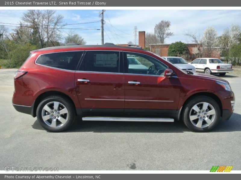 Siren Red Tintcoat / Ebony 2015 Chevrolet Traverse LTZ