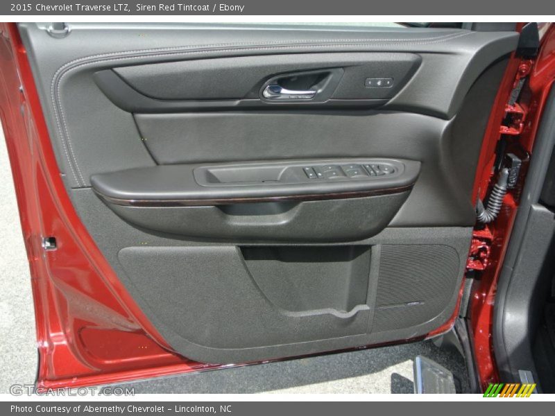 Siren Red Tintcoat / Ebony 2015 Chevrolet Traverse LTZ