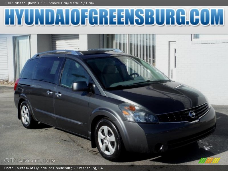 Smoke Gray Metallic / Gray 2007 Nissan Quest 3.5 S