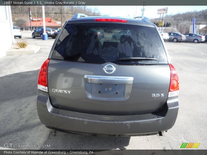 Smoke Gray Metallic / Gray 2007 Nissan Quest 3.5 S