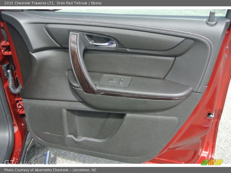 Siren Red Tintcoat / Ebony 2015 Chevrolet Traverse LTZ