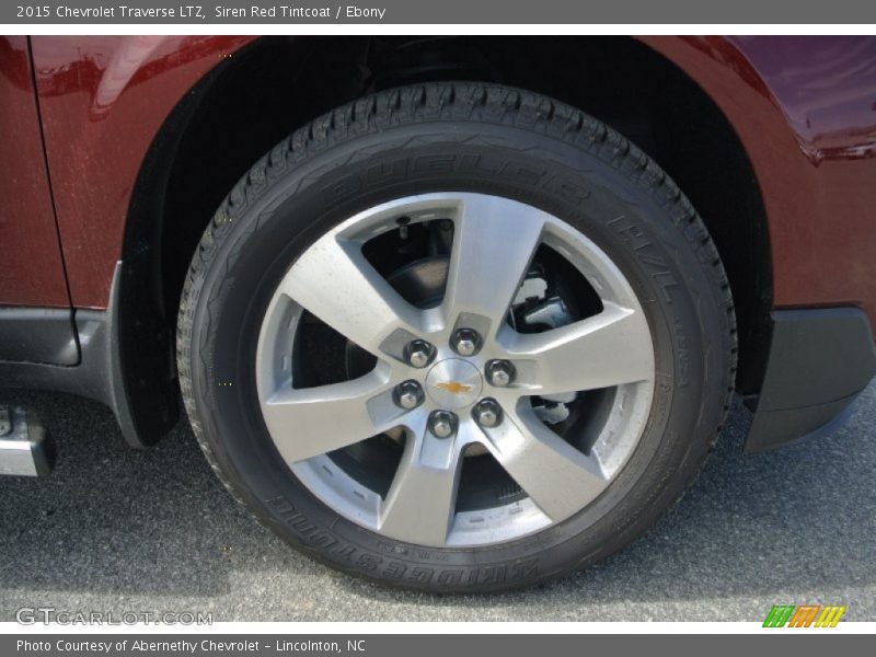 Siren Red Tintcoat / Ebony 2015 Chevrolet Traverse LTZ