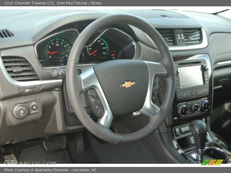 Siren Red Tintcoat / Ebony 2015 Chevrolet Traverse LTZ