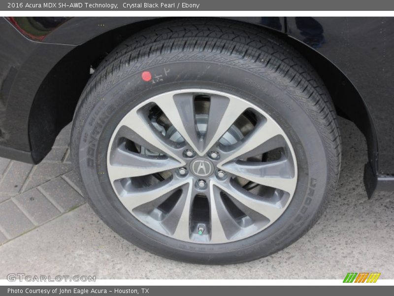 Crystal Black Pearl / Ebony 2016 Acura MDX SH-AWD Technology