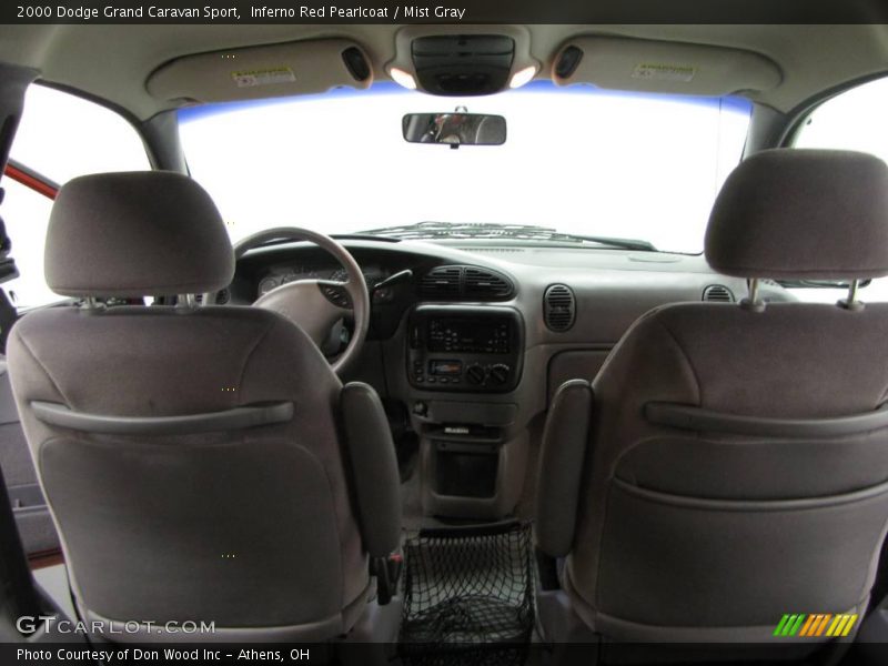 Inferno Red Pearlcoat / Mist Gray 2000 Dodge Grand Caravan Sport
