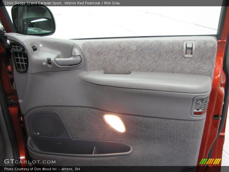 Inferno Red Pearlcoat / Mist Gray 2000 Dodge Grand Caravan Sport