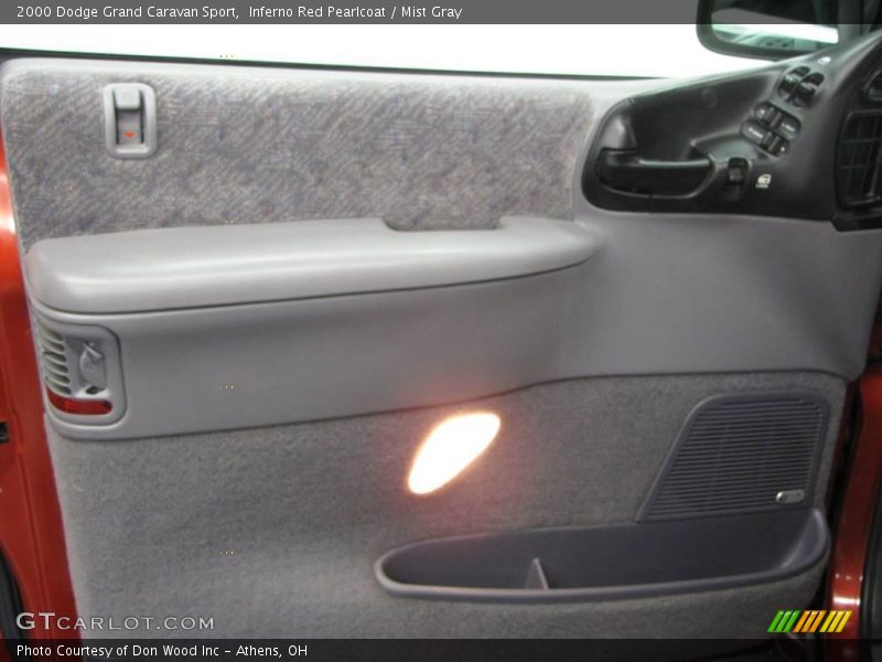 Inferno Red Pearlcoat / Mist Gray 2000 Dodge Grand Caravan Sport