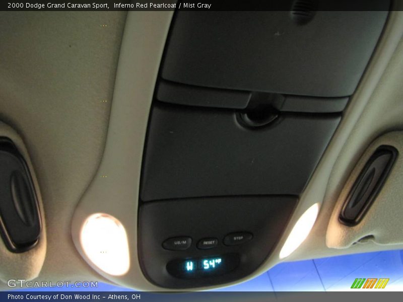 Inferno Red Pearlcoat / Mist Gray 2000 Dodge Grand Caravan Sport