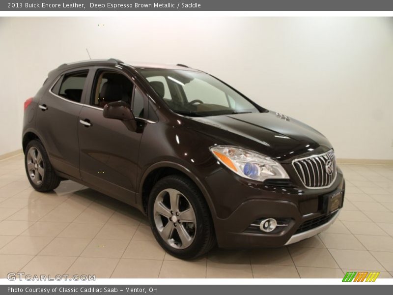 Deep Espresso Brown Metallic / Saddle 2013 Buick Encore Leather