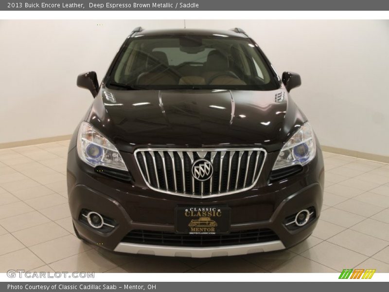 Deep Espresso Brown Metallic / Saddle 2013 Buick Encore Leather