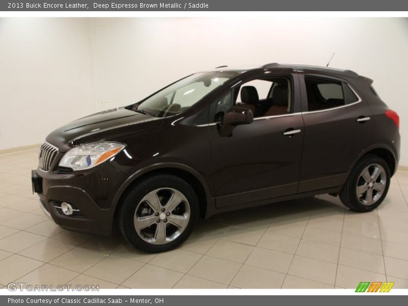 Deep Espresso Brown Metallic / Saddle 2013 Buick Encore Leather