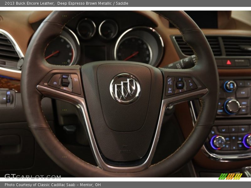 Deep Espresso Brown Metallic / Saddle 2013 Buick Encore Leather