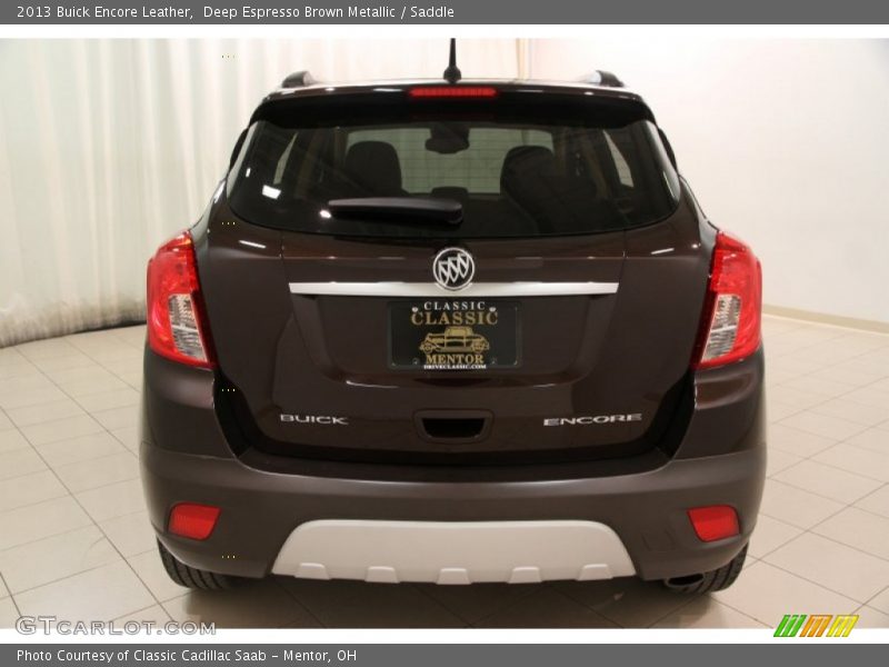 Deep Espresso Brown Metallic / Saddle 2013 Buick Encore Leather