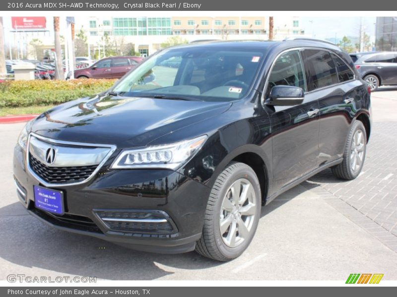 Crystal Black Pearl / Ebony 2016 Acura MDX SH-AWD Technology