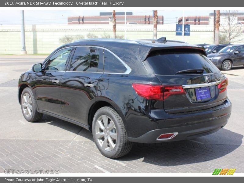 Crystal Black Pearl / Ebony 2016 Acura MDX SH-AWD Technology