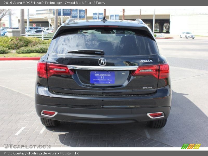 Crystal Black Pearl / Ebony 2016 Acura MDX SH-AWD Technology