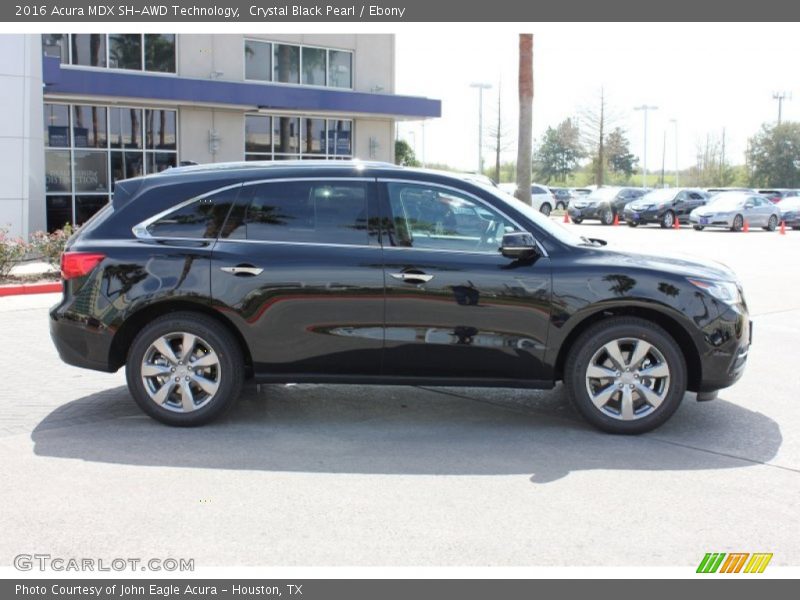 Crystal Black Pearl / Ebony 2016 Acura MDX SH-AWD Technology