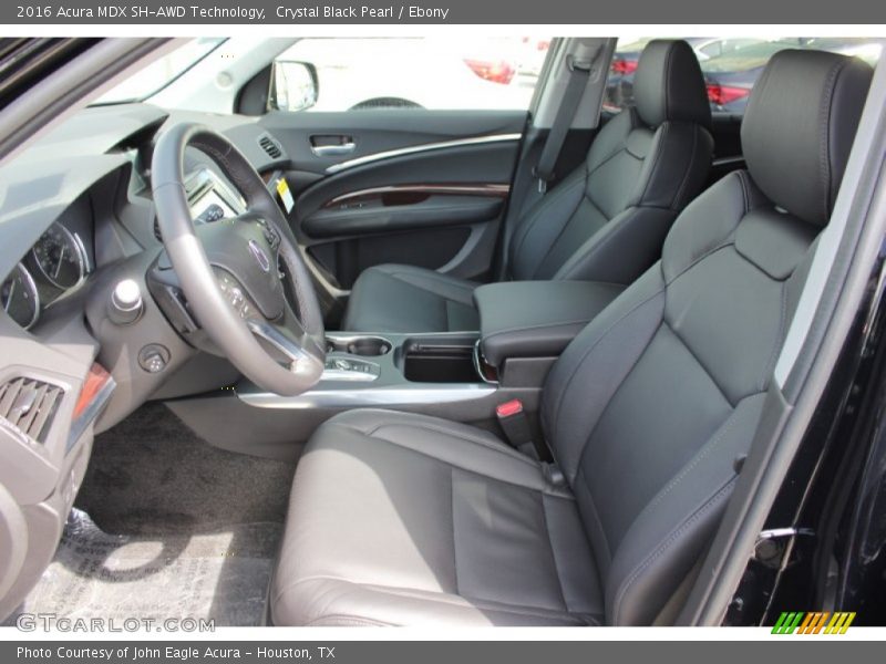 Crystal Black Pearl / Ebony 2016 Acura MDX SH-AWD Technology