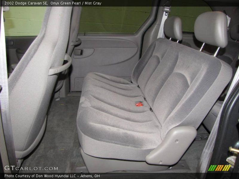 Onyx Green Pearl / Mist Gray 2002 Dodge Caravan SE