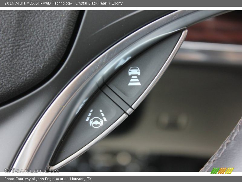 Controls of 2016 MDX SH-AWD Technology