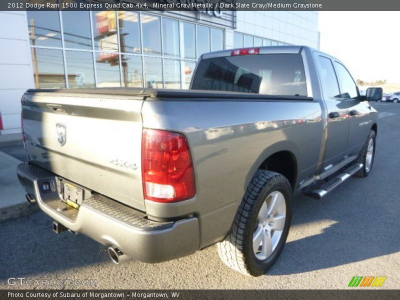 Mineral Gray Metallic / Dark Slate Gray/Medium Graystone 2012 Dodge Ram 1500 Express Quad Cab 4x4