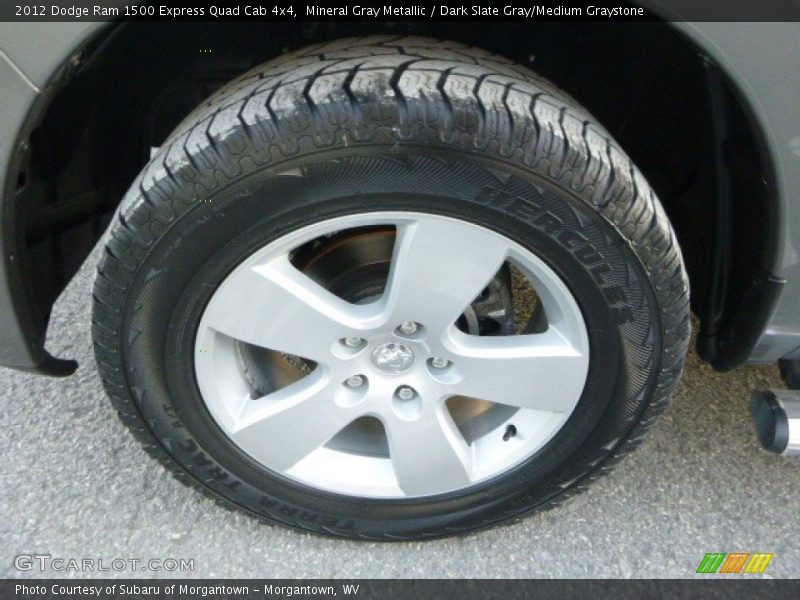 Mineral Gray Metallic / Dark Slate Gray/Medium Graystone 2012 Dodge Ram 1500 Express Quad Cab 4x4