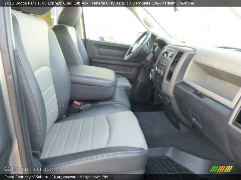 Mineral Gray Metallic / Dark Slate Gray/Medium Graystone 2012 Dodge Ram 1500 Express Quad Cab 4x4