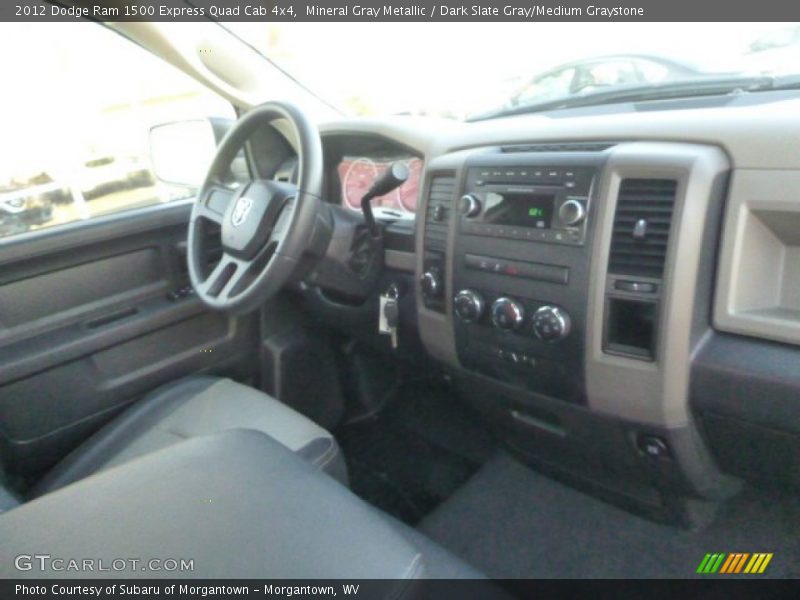Mineral Gray Metallic / Dark Slate Gray/Medium Graystone 2012 Dodge Ram 1500 Express Quad Cab 4x4