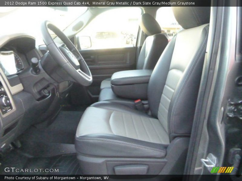Mineral Gray Metallic / Dark Slate Gray/Medium Graystone 2012 Dodge Ram 1500 Express Quad Cab 4x4