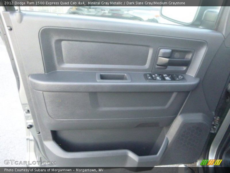 Mineral Gray Metallic / Dark Slate Gray/Medium Graystone 2012 Dodge Ram 1500 Express Quad Cab 4x4