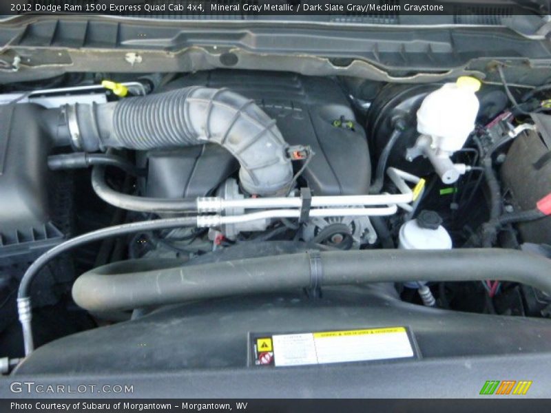 Mineral Gray Metallic / Dark Slate Gray/Medium Graystone 2012 Dodge Ram 1500 Express Quad Cab 4x4