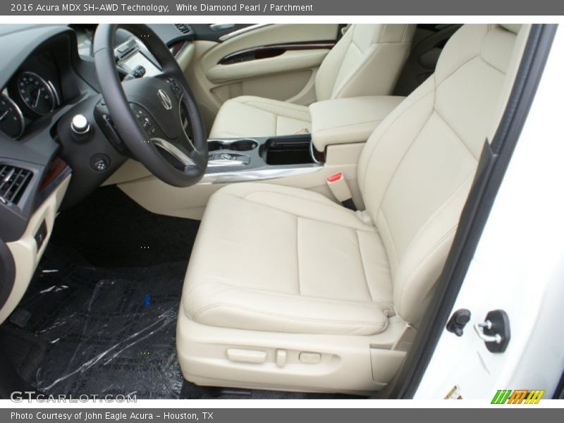 White Diamond Pearl / Parchment 2016 Acura MDX SH-AWD Technology