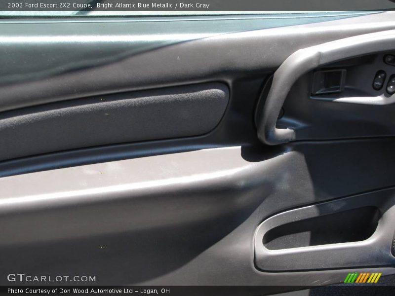 Bright Atlantic Blue Metallic / Dark Gray 2002 Ford Escort ZX2 Coupe