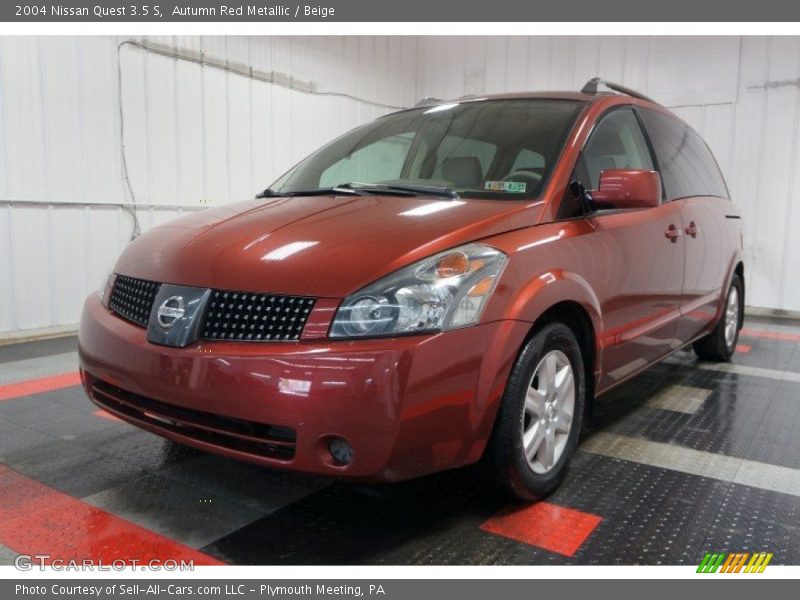 Autumn Red Metallic / Beige 2004 Nissan Quest 3.5 S