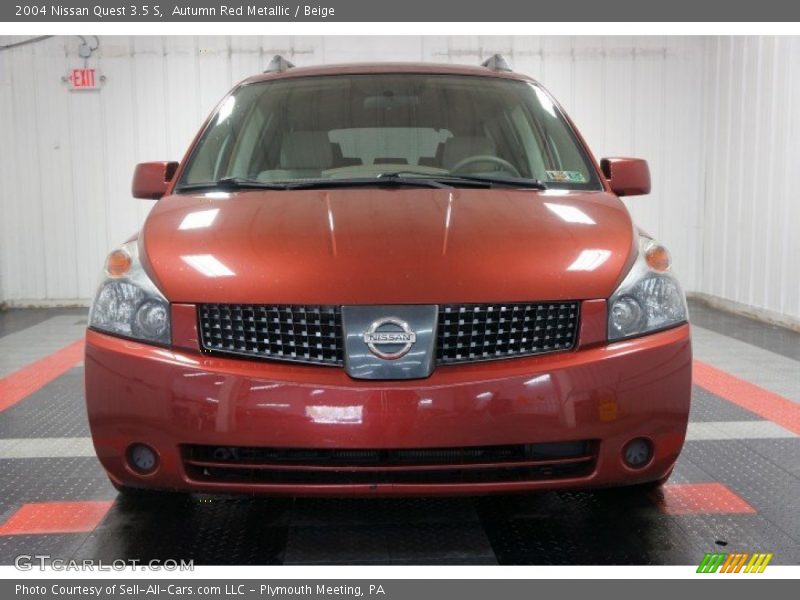 Autumn Red Metallic / Beige 2004 Nissan Quest 3.5 S
