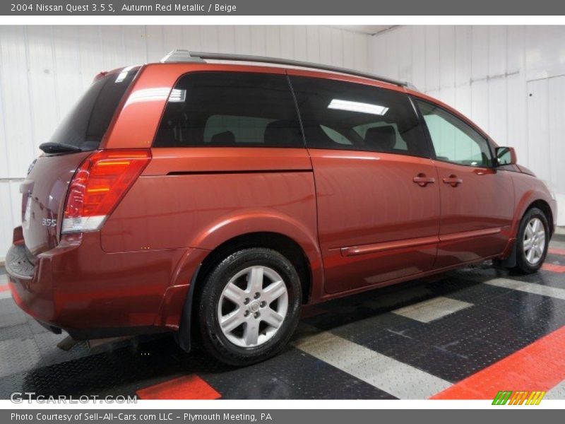 Autumn Red Metallic / Beige 2004 Nissan Quest 3.5 S
