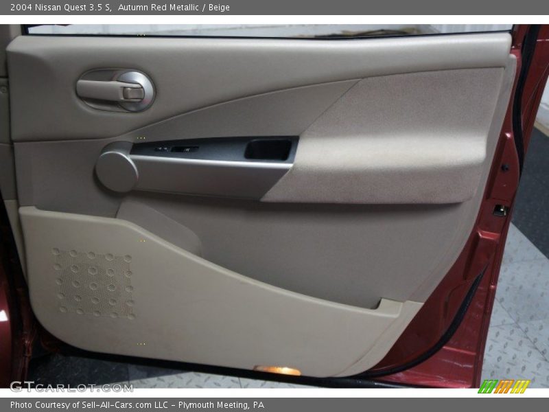 Autumn Red Metallic / Beige 2004 Nissan Quest 3.5 S
