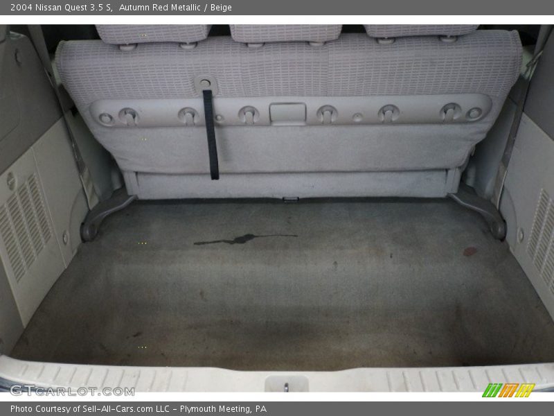 Autumn Red Metallic / Beige 2004 Nissan Quest 3.5 S
