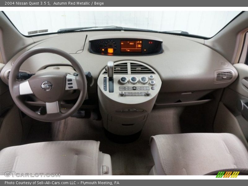 Autumn Red Metallic / Beige 2004 Nissan Quest 3.5 S